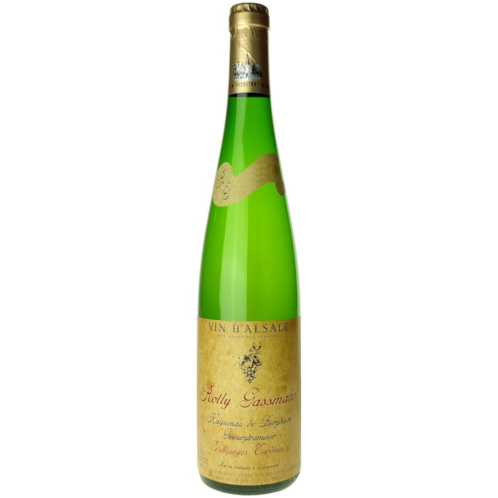 Alsace Gewurztraminer Vendanges Tardives Haguenau de Bergheim 2017 Domaine Rolly Gassmann